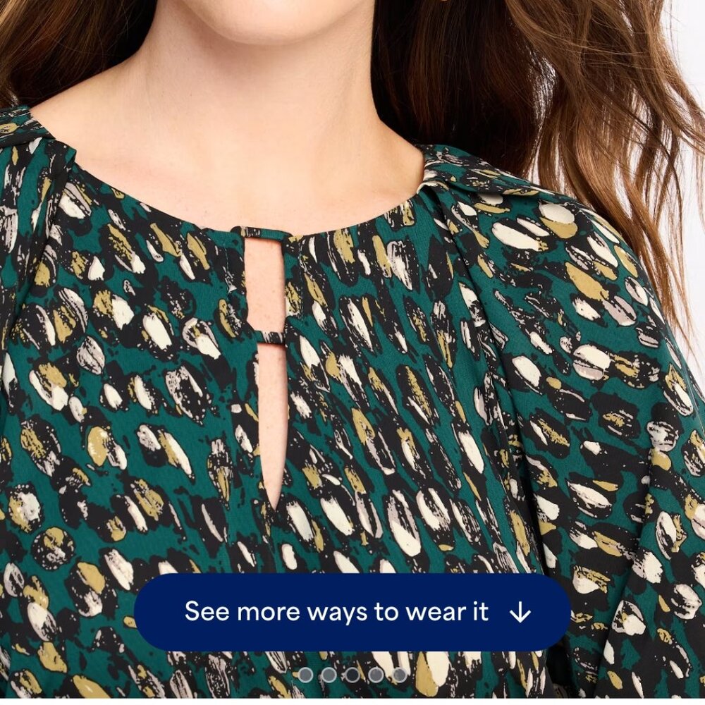 Jayda Keyhole Blouse